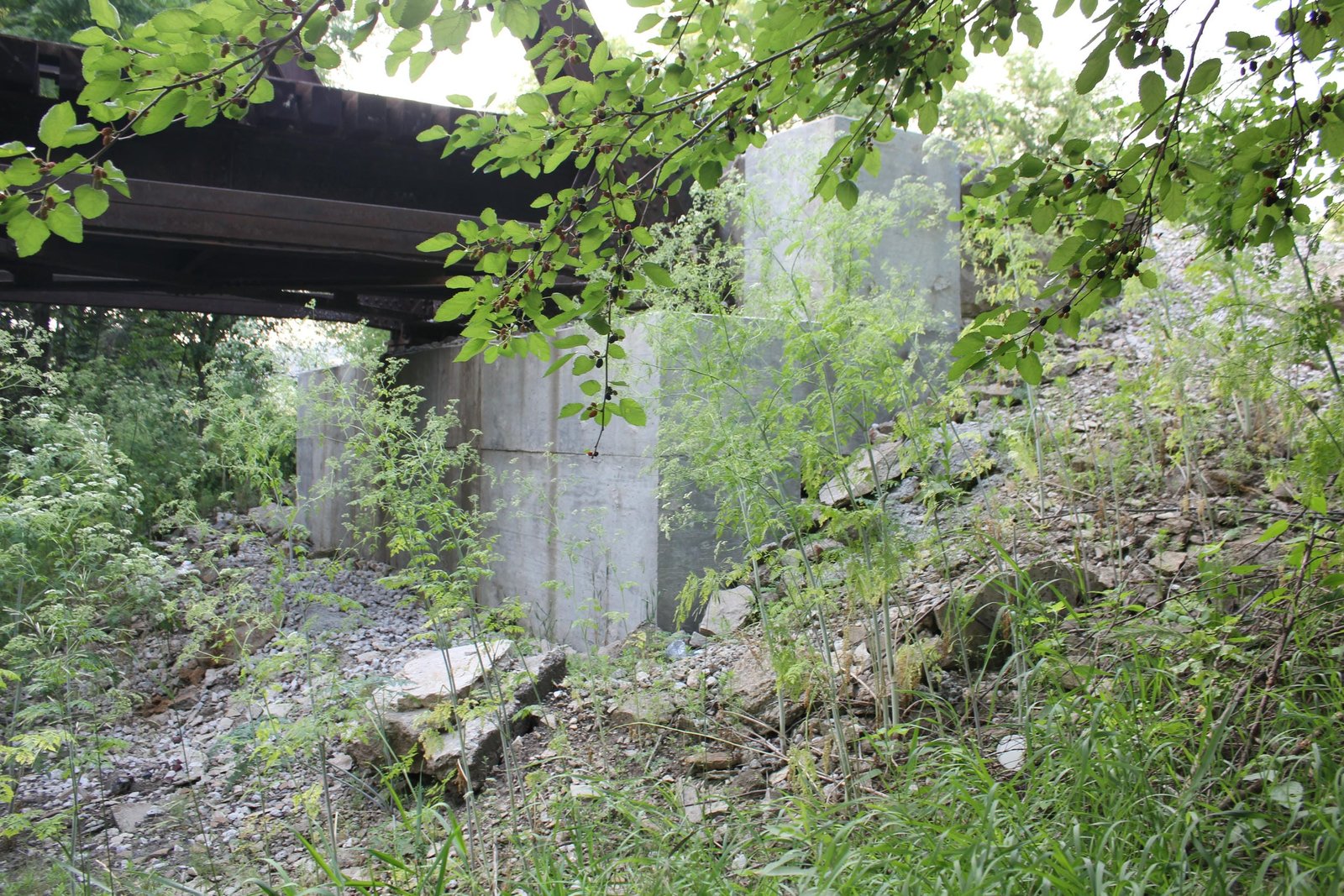 East abutment